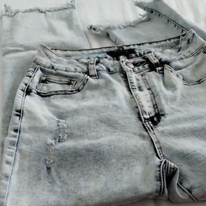 American Bazi Light Wash Distressed Jeans